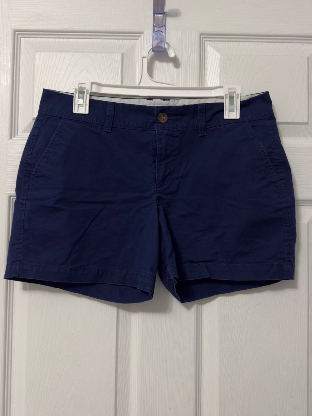 Old Navy Navy Blue Cotton Chino Shorts